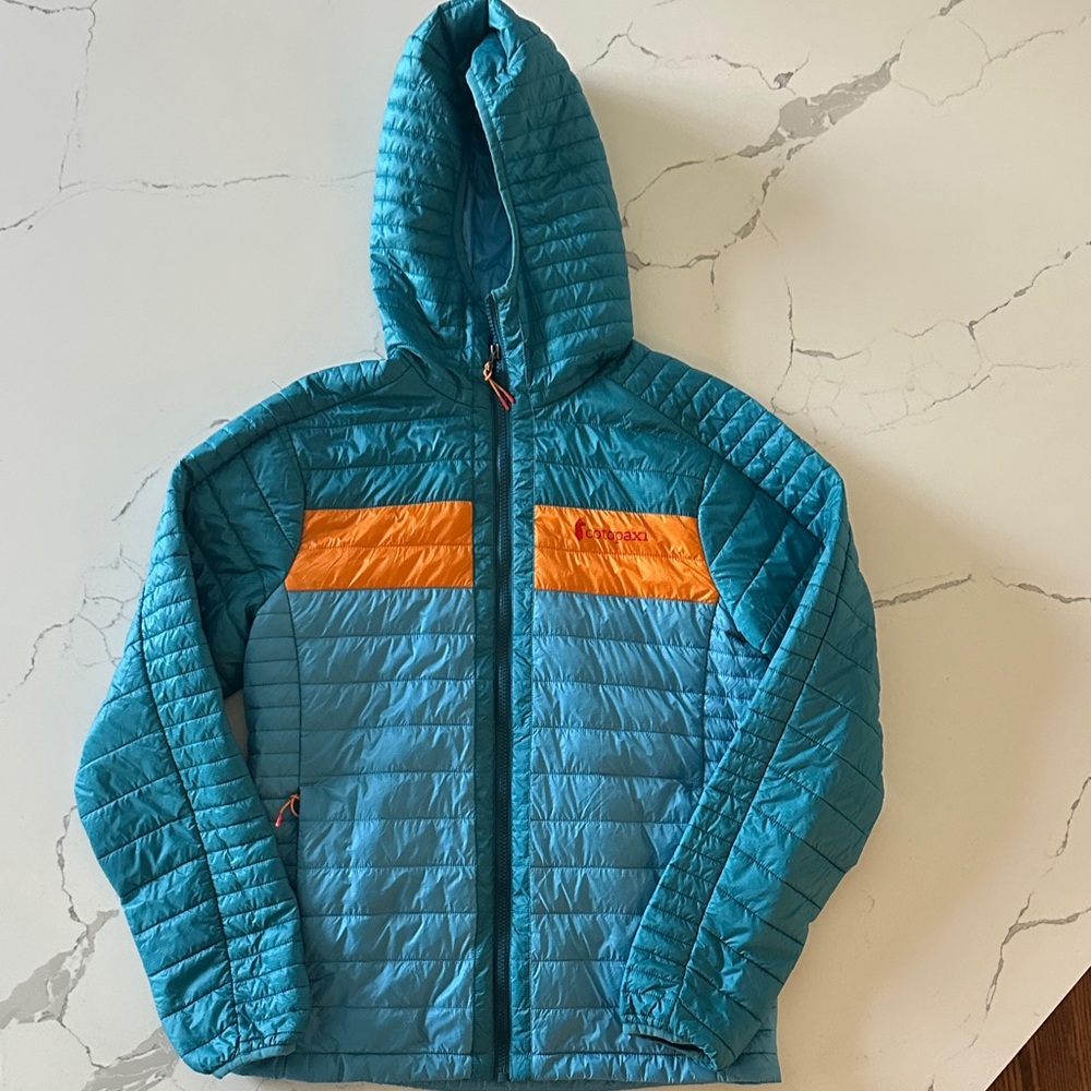 Cotopaxi Lightweight Puffer Jacket Men’s Small Hooded Spring Coat Pristine